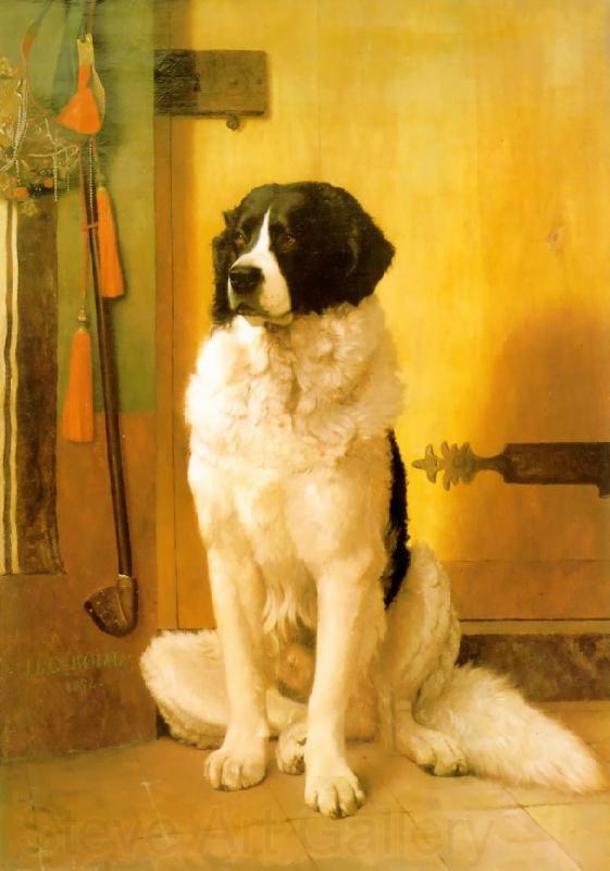 Jean Leon Gerome Study of a Dog Spain oil painting art